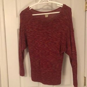 Lucky Brand Multi Toned Red Long Sleeve